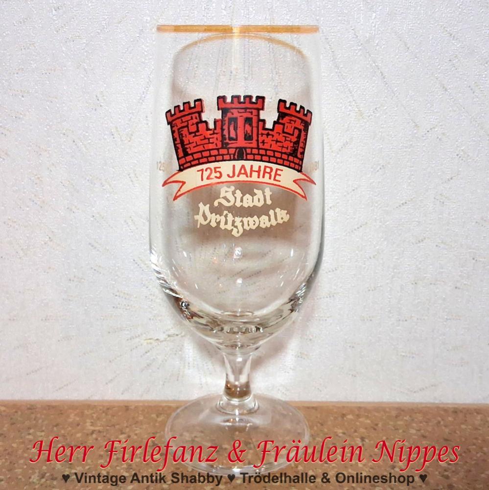 DDR Biertulpe 725 Jahre Pritzwalk 16,5cm (1)